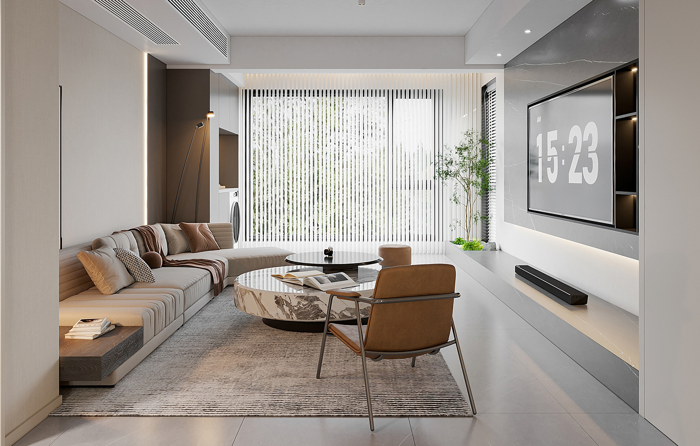 现代简约风格平层设计