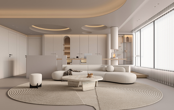 雅戈尔江上奶油风