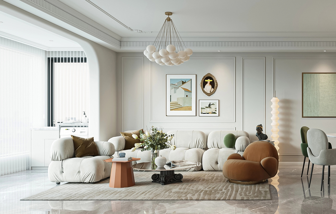 法式奶油风表现