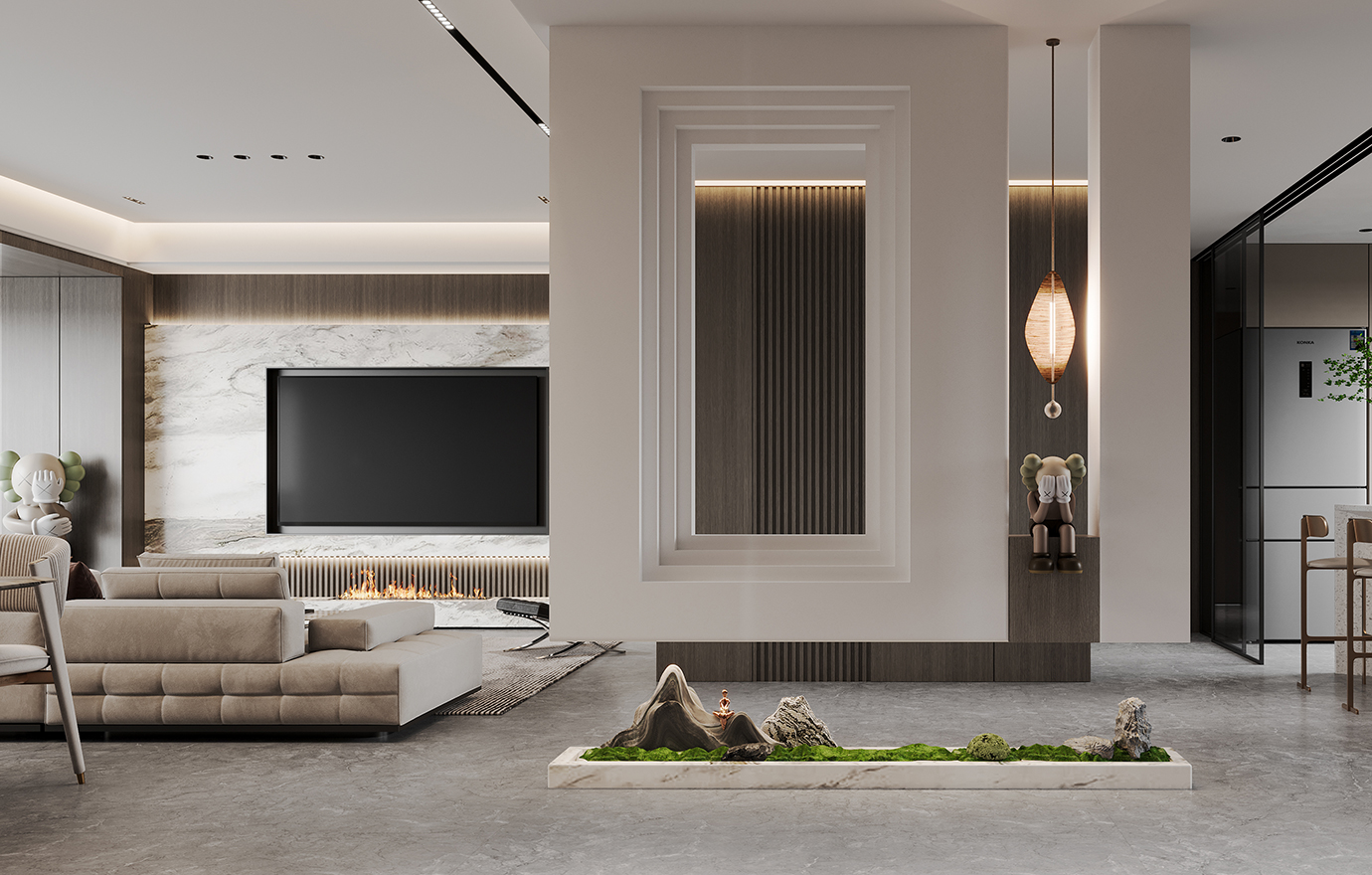 现代轻奢大平层设计