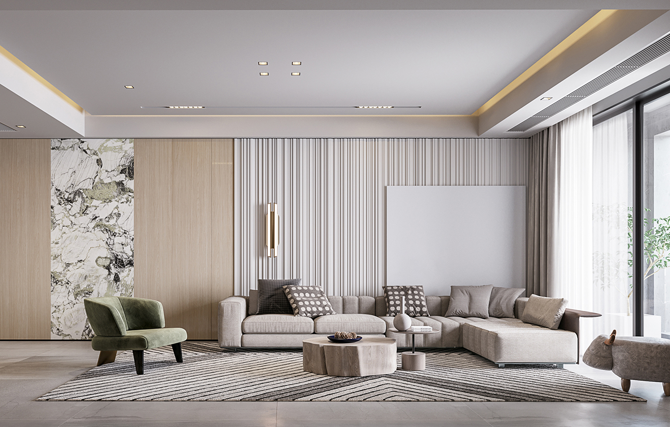 MAX出品独家--一个普通的现代平层-霸都THES