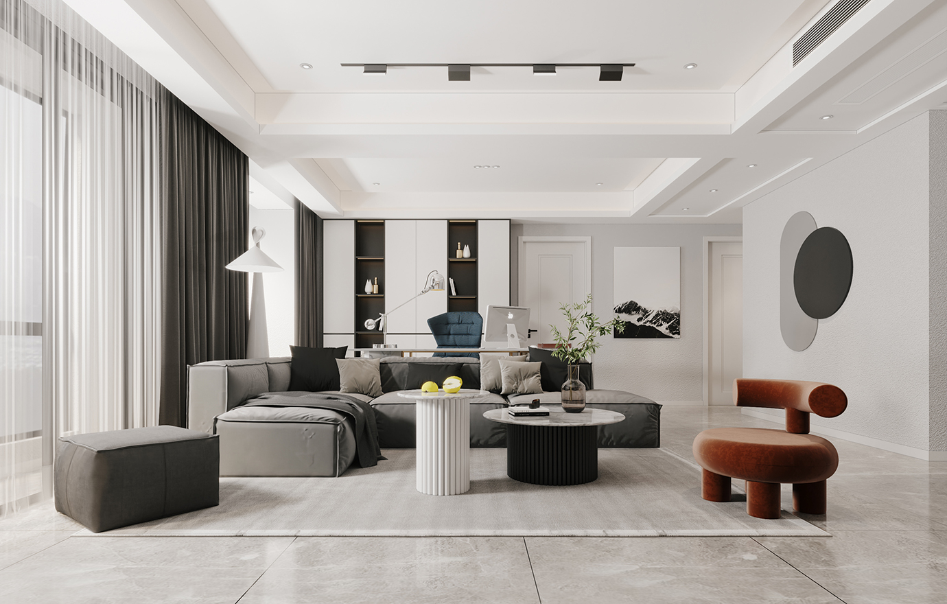 MAX出品独家--CR渲染-现代简约-DYZ表现组