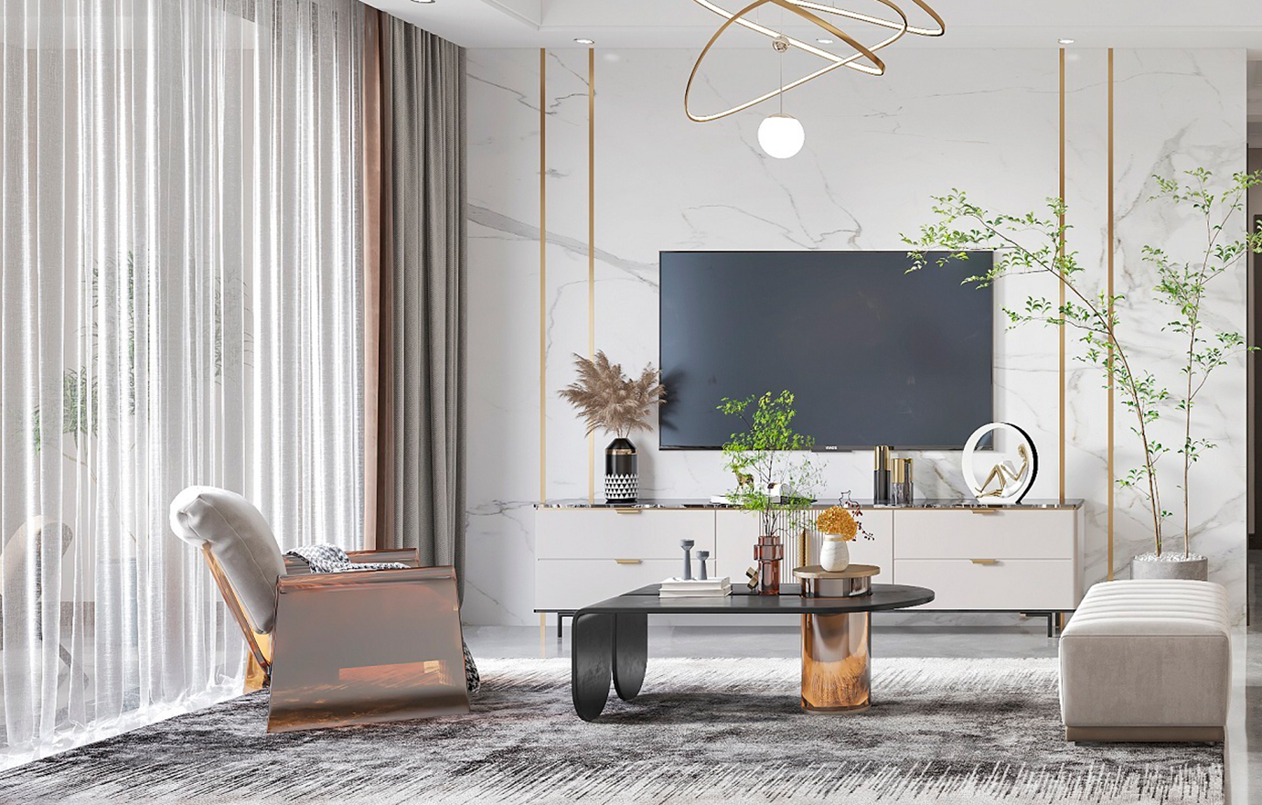 MAX出品独家--现代风格客餐厅