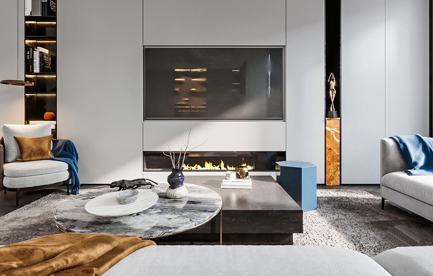 MAX出品独家--现代住宅-互补及平衡-U形社