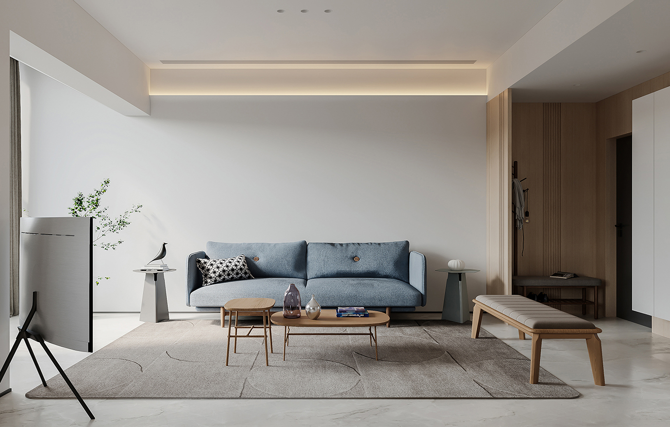 MAX出品独家--现代北欧风格效果图