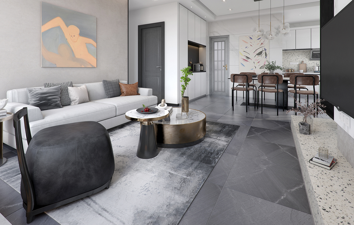 MAX出品独家--现代风格表现-1-ZC空间表现