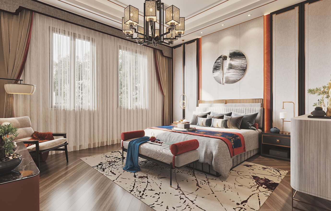 MAX出品独家--新中式作品-莫来视觉设计