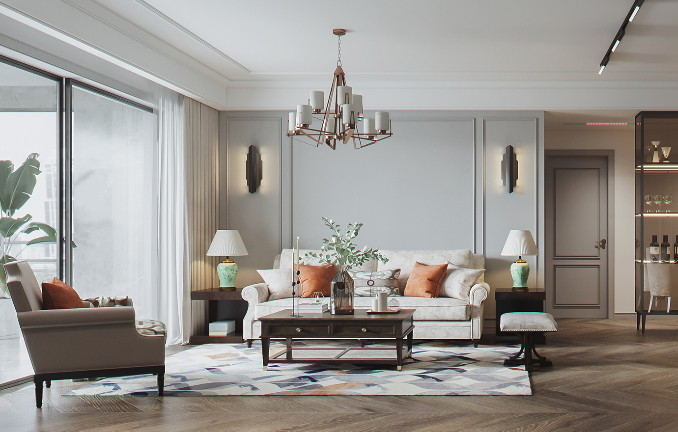 MAX出品独家--美式风格效果图