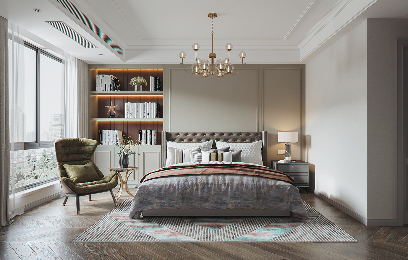 MAX出品独家--美式风格效果图