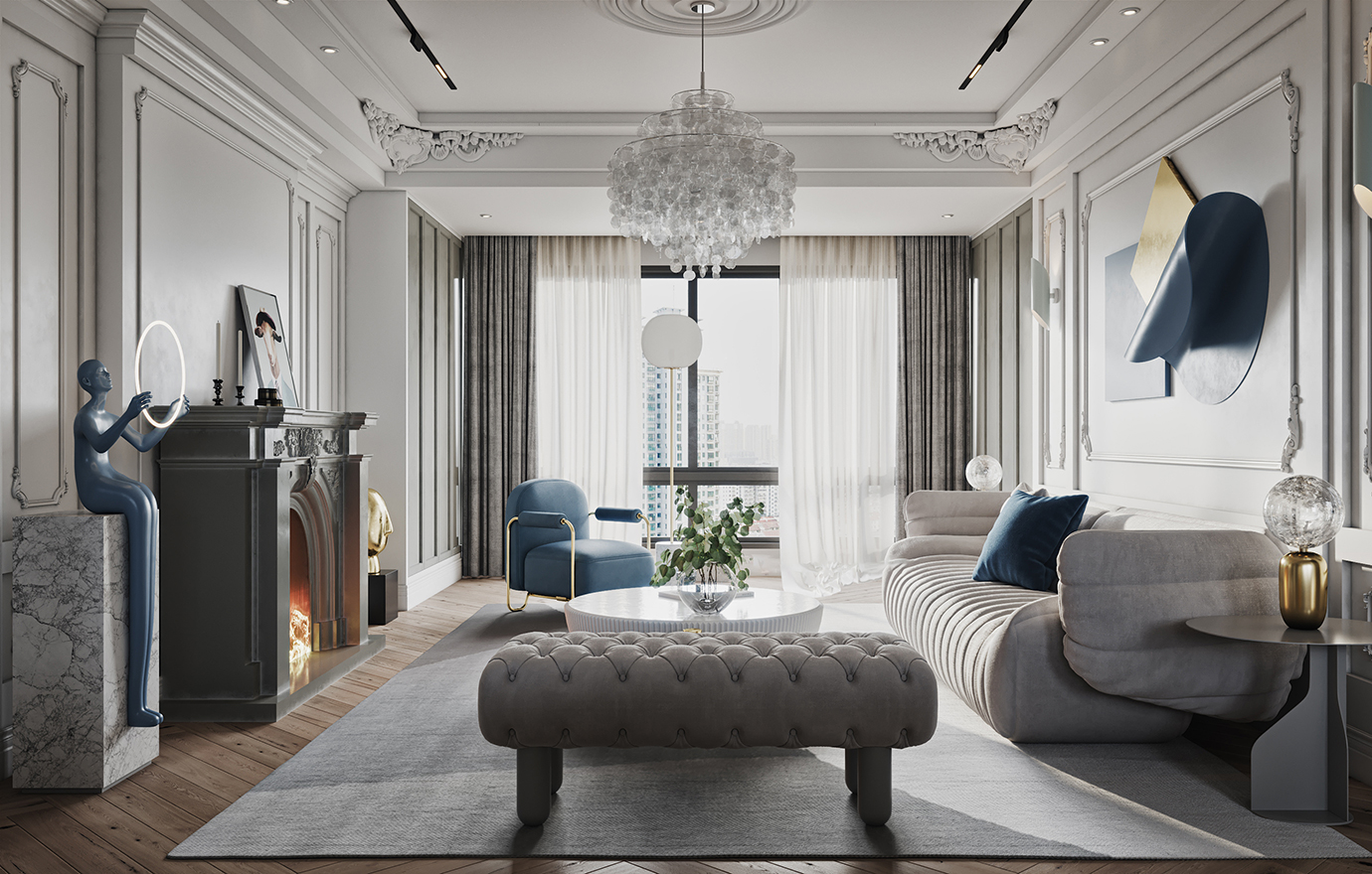 MAX出品独家--现代轻奢风格创作-莫来视觉设计