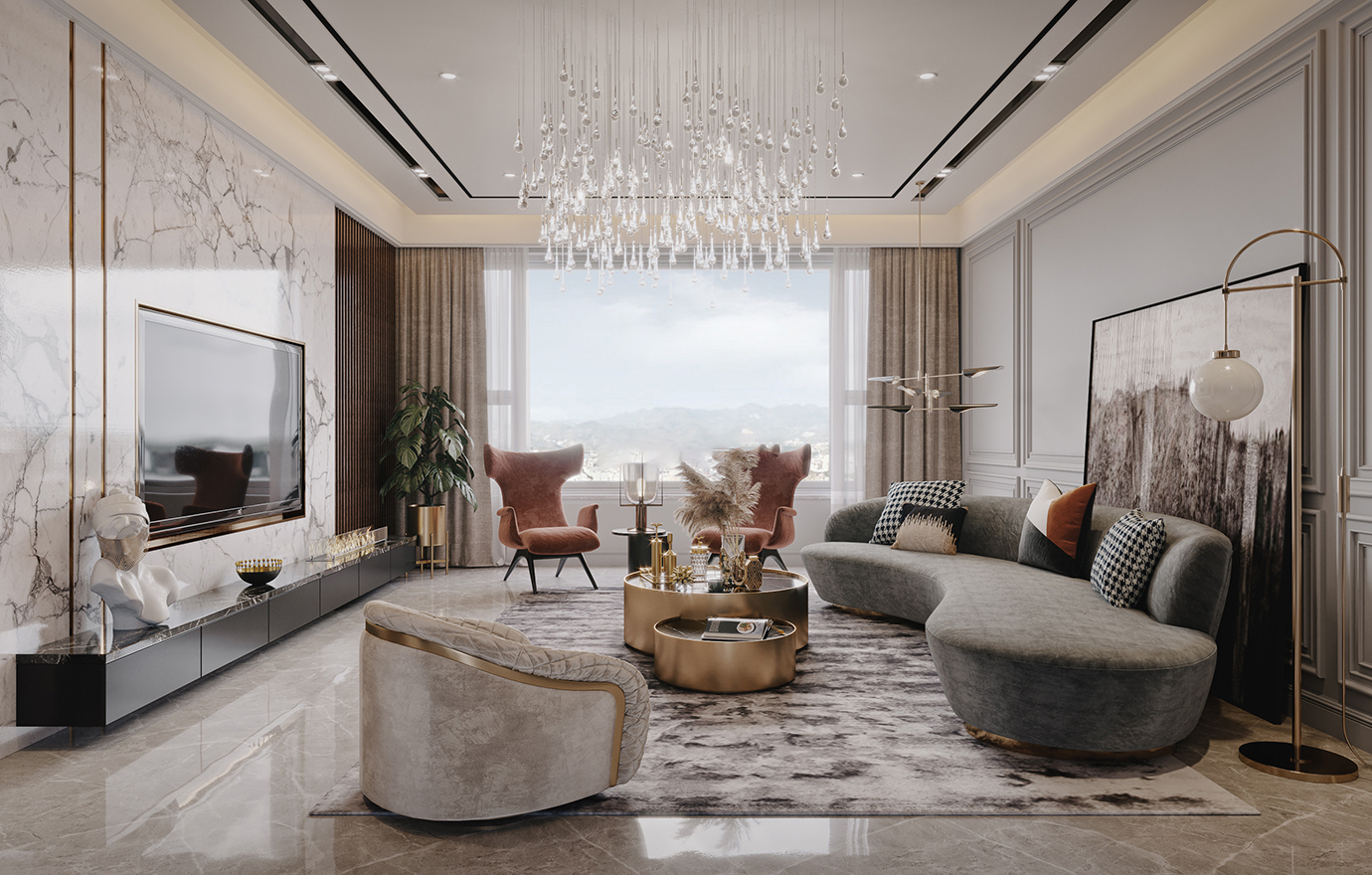 MAX出品独家--沈阳 尚景新世界项目-魔方设计空间