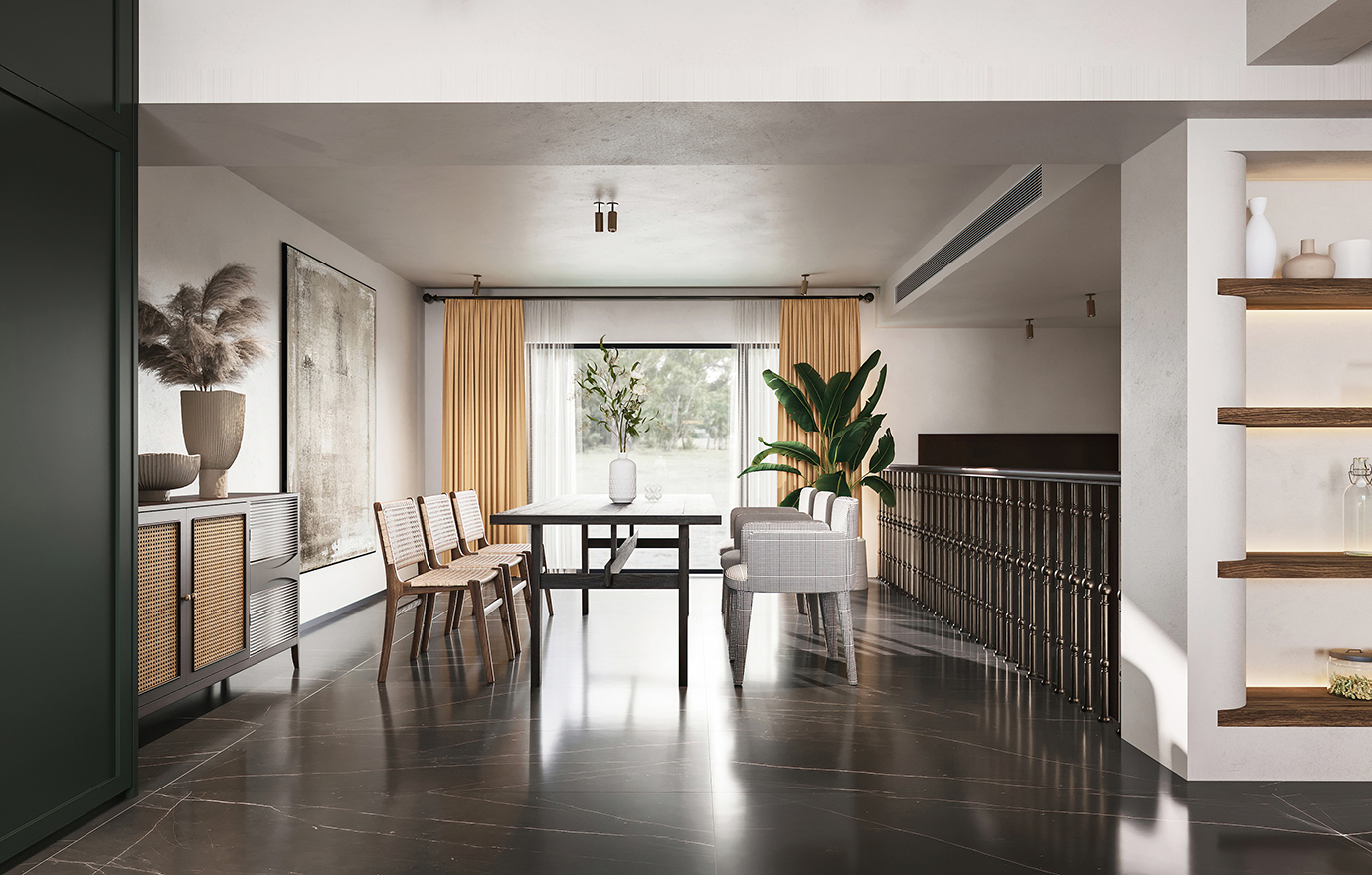 MAX出品独家--现代白色侘寂别