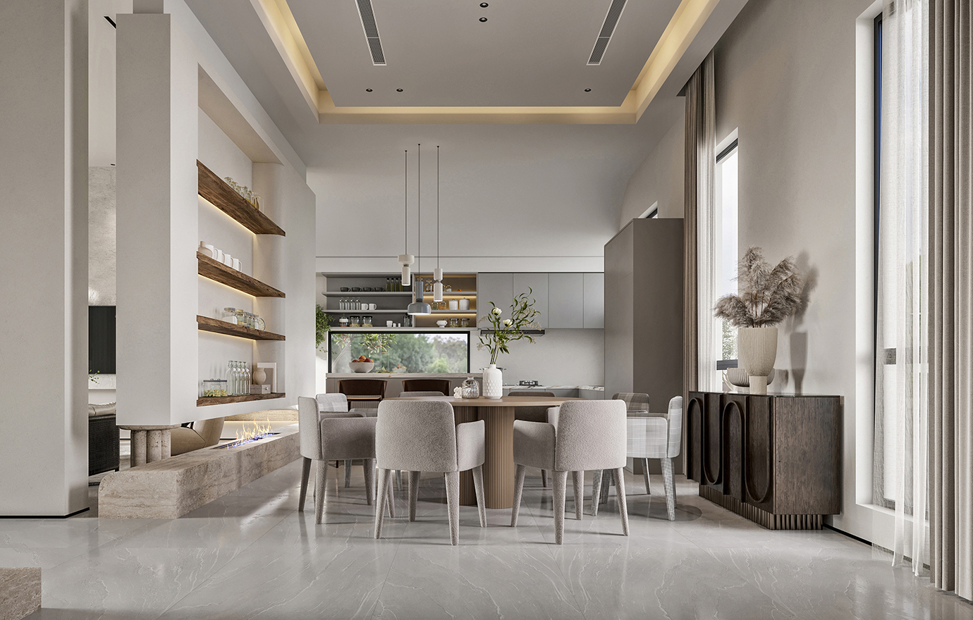 MAX出品独家--现代白色侘寂风别墅