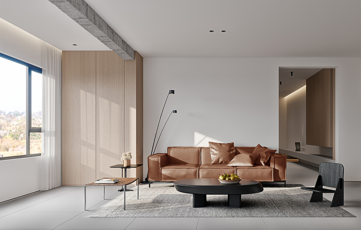 MAX出品独家--侘寂风案例-阳光勾勒般微笑