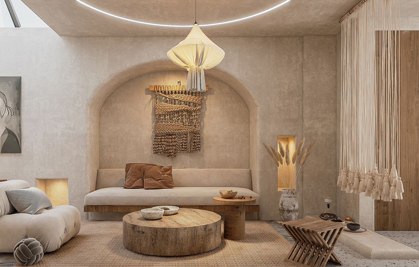 MAX出品独家--侘寂风别墅-漫反设YYF