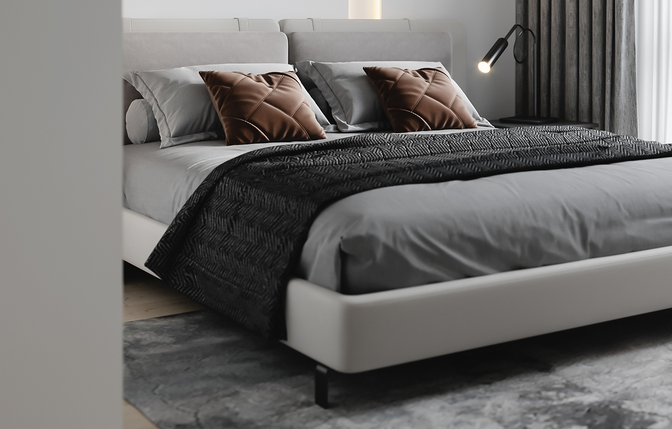 MAX出品独家--现代极简风格效果图