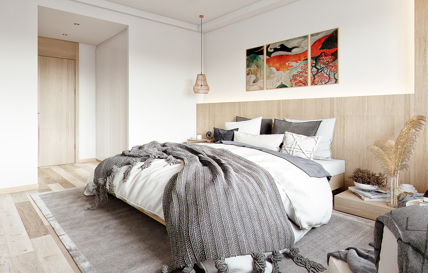 MAX出品独家--现代一点的日式-体积光_白月