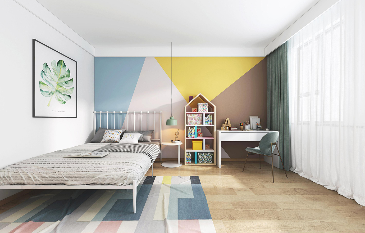 MAX出品独家--木色与白色共舞-留白空间