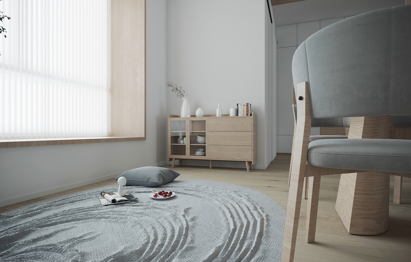 MAX出品独家--合肥  信达公园里  极简日式-了一空间设计