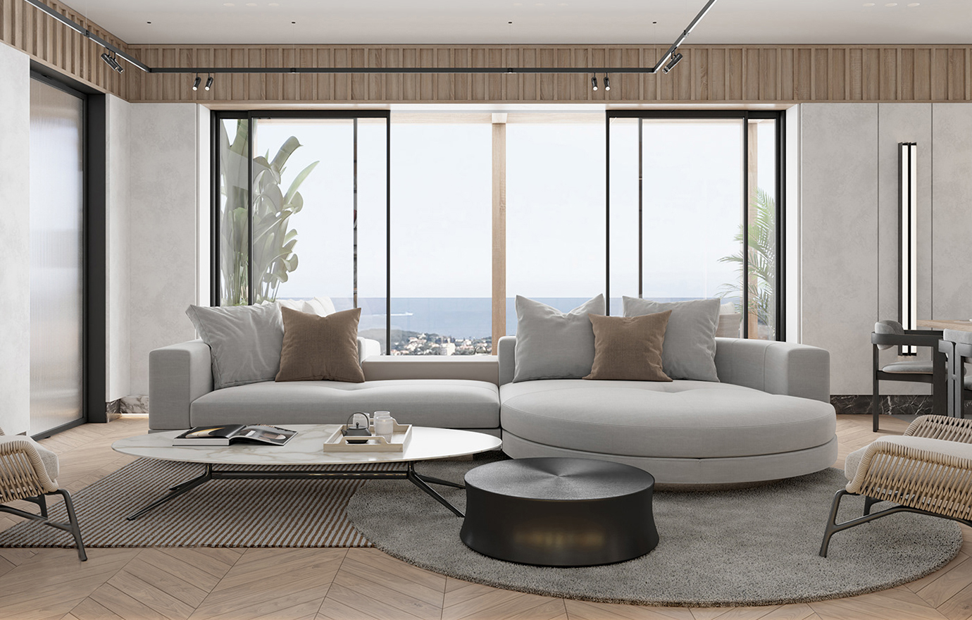 MAX出品独家--DE&DE Studio作品-三口之家的精致美居