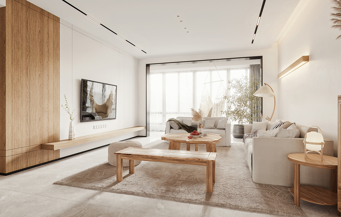 MAX出品独家--日式客餐厅-体积光_白月