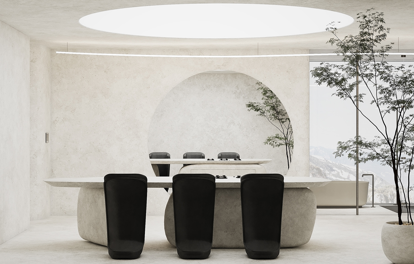 MAX出品独家-极简风公寓设计无可挑剔的美！