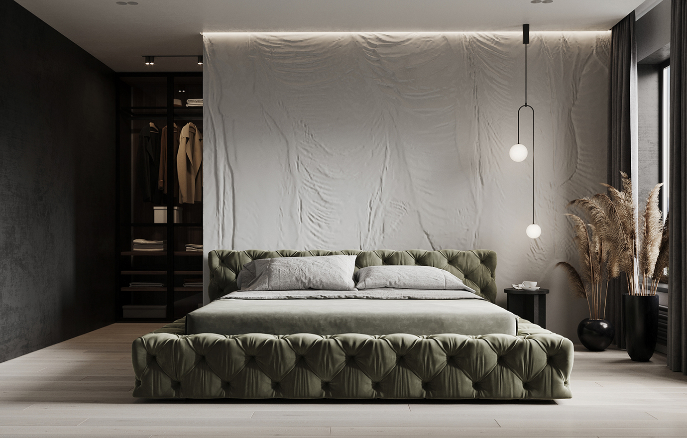 MAX出品独家-灰色与绿色极简风的重新诠释