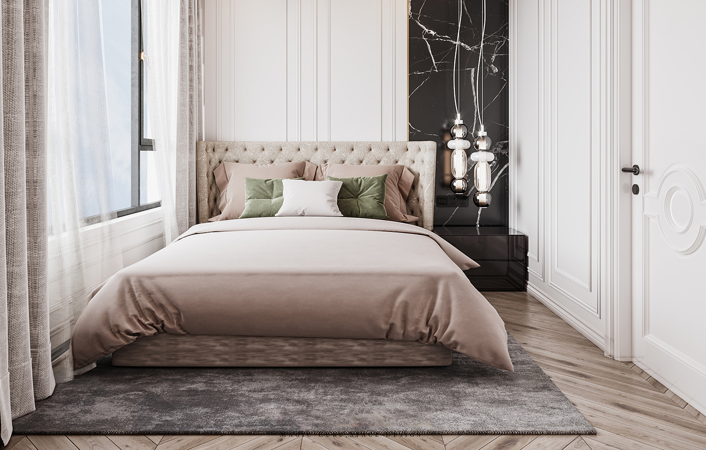 MAX出品独家--上海 法式轻奢 别墅项目-魔方空间设计