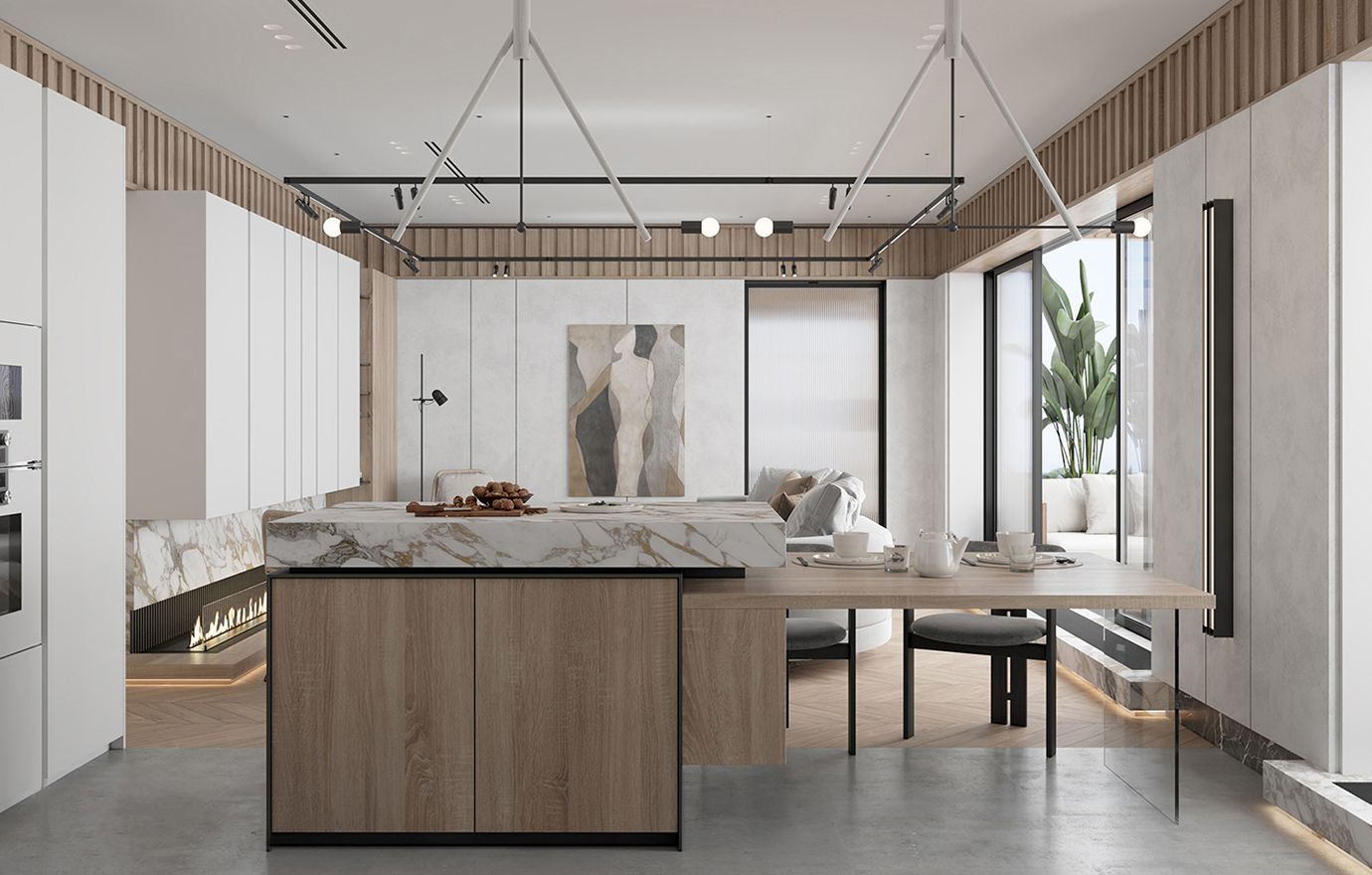 MAX出品独家--DE&DE Studio作品-三口之家的精致美居