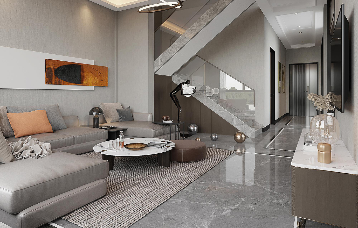 MAX出品独家--现代别墅-一只兔子