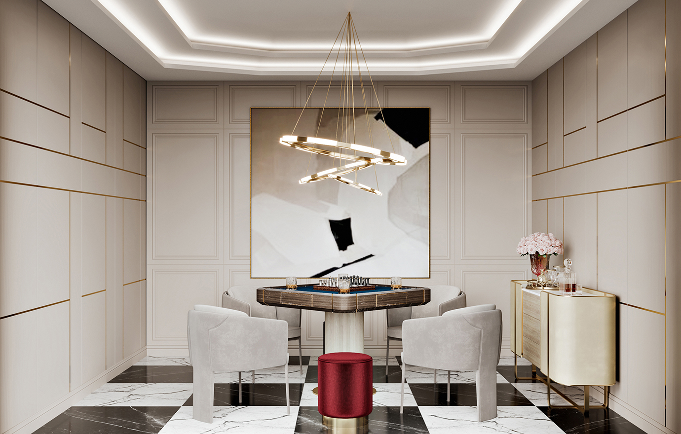 MAX出品独家--贵州 法式轻奢 魔方空间设计