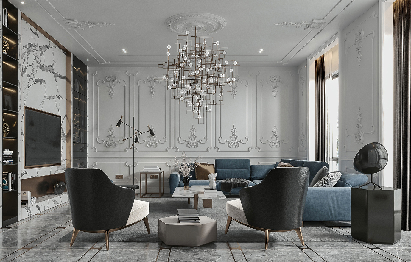 MAX出品独家--现代法式深沉的浪漫-U形社