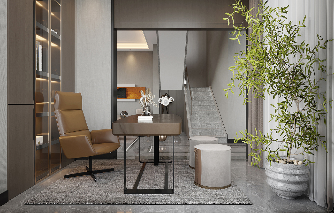 MAX出品独家--现代别墅-一只兔子