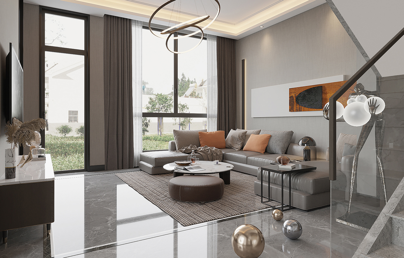 MAX出品独家--现代别墅-一只兔子