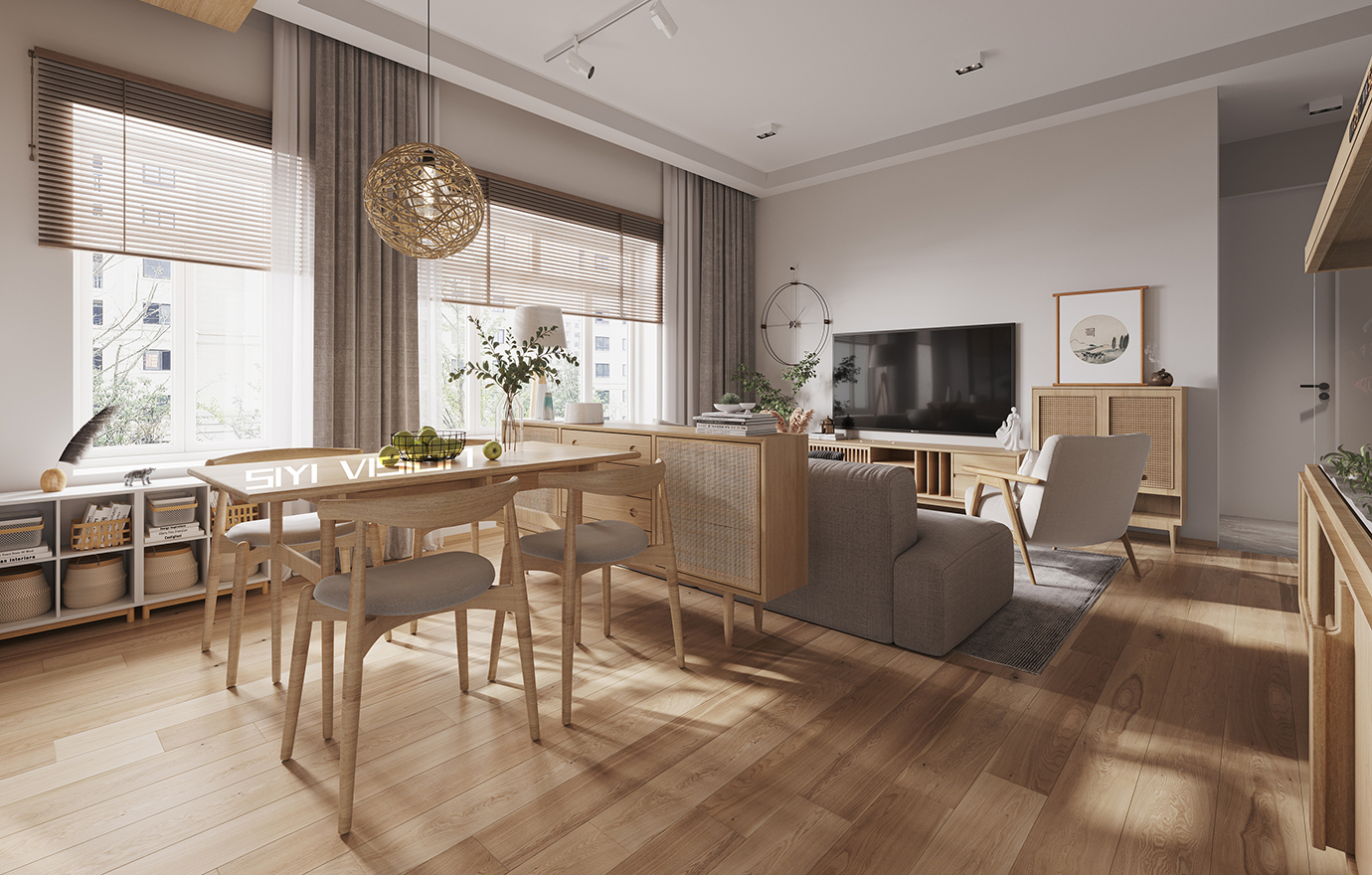 MAX出品独家--CR效果-日式空间表现-肆艺表现