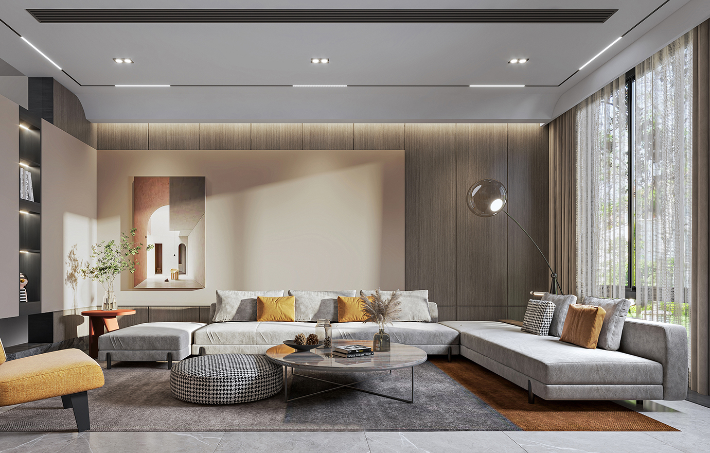 MAX出品独家--现代别墅-漫反设YYF