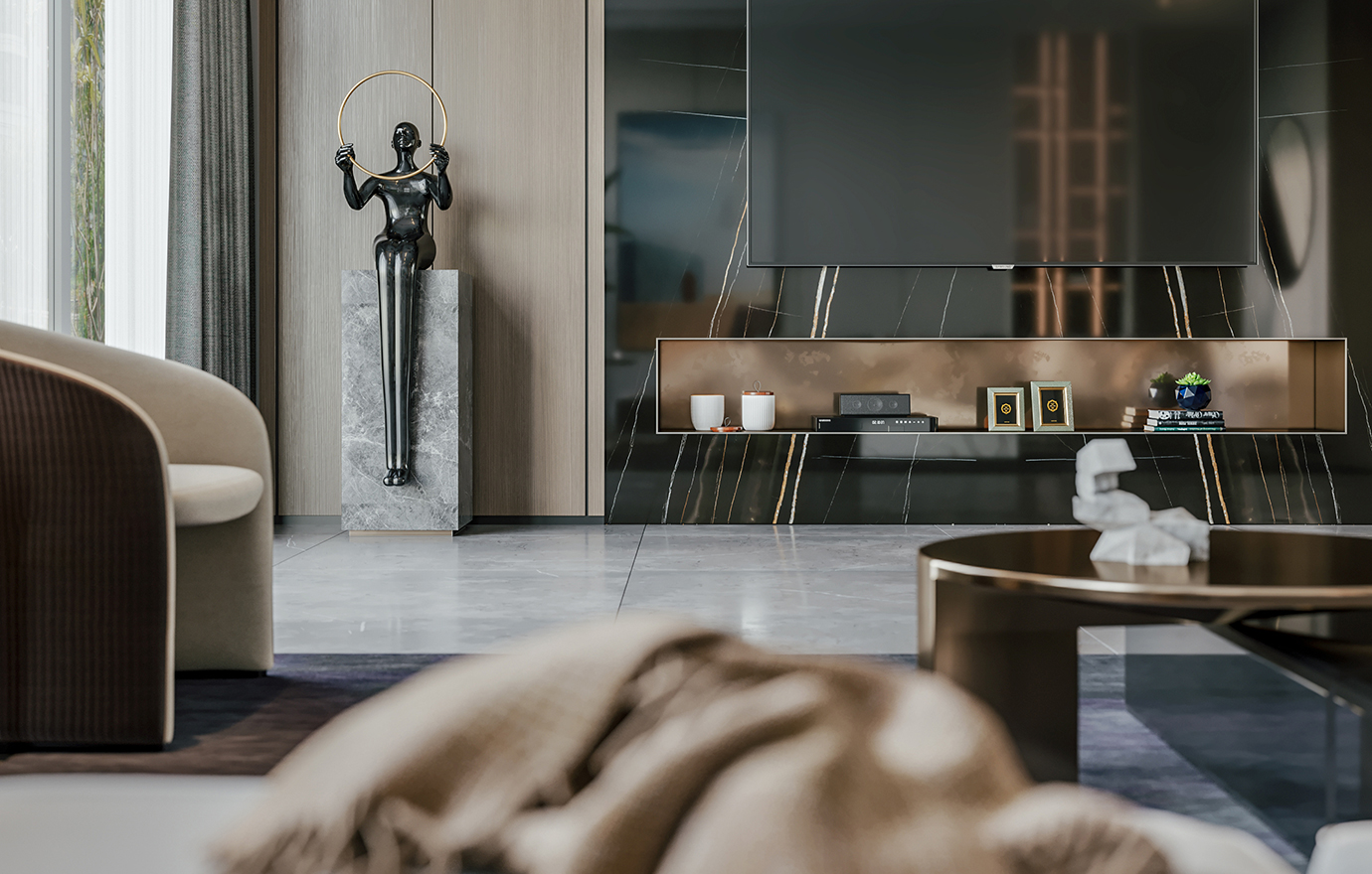 MAX出品独家--现代平层别墅-霸都THES