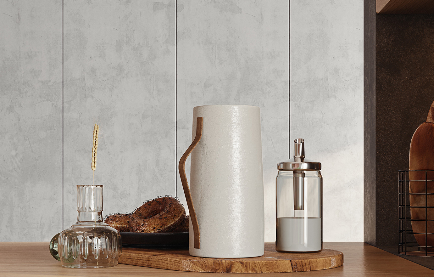 MAX出品独家--工业风客餐厅卧室 南鲲表现