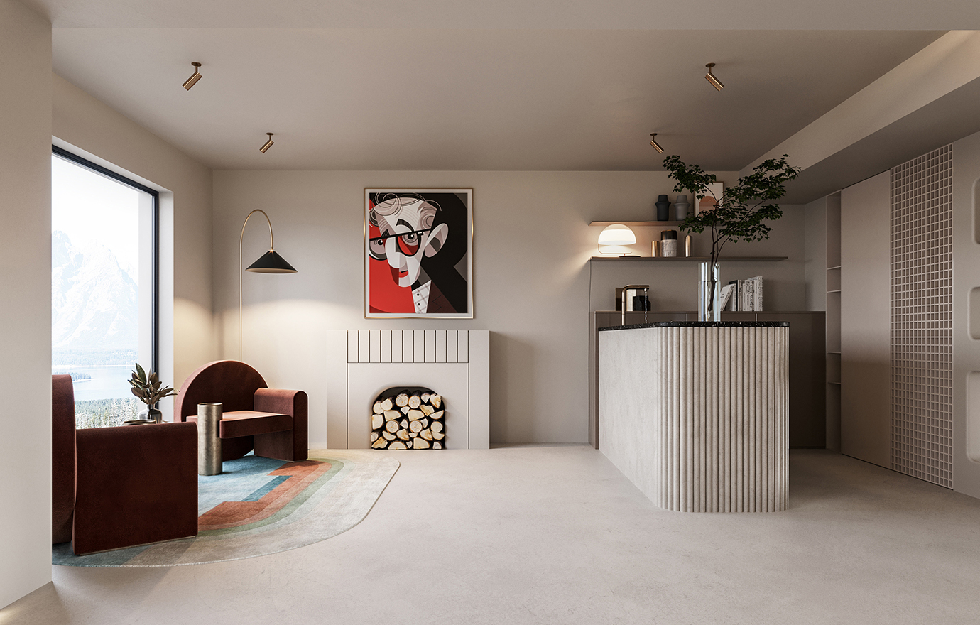 MAX出品独家--现代展示类别墅空间-霸都THES