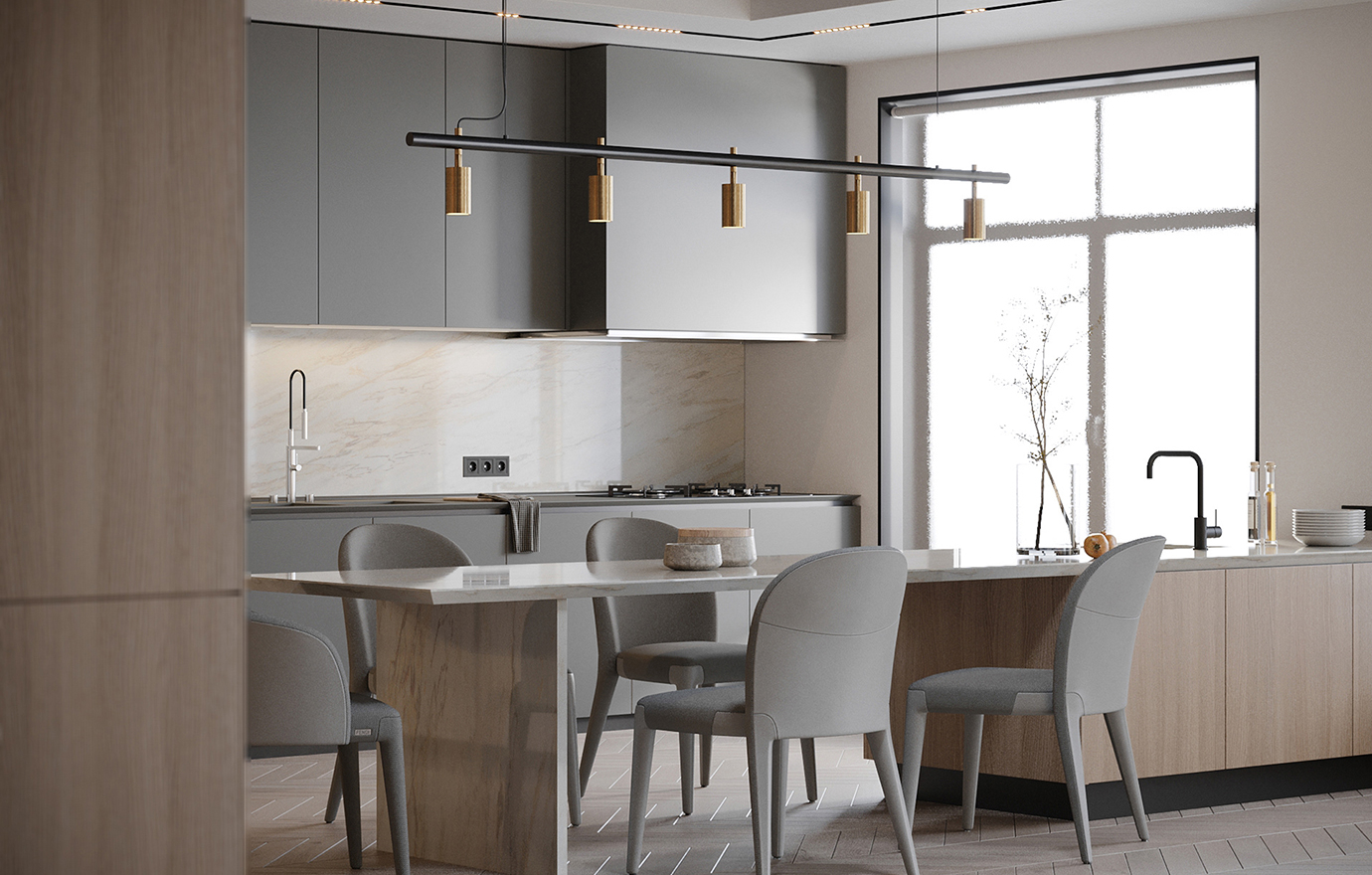 MAX出品独家--优雅高级灰遇上工业风-Mc Visualization作品