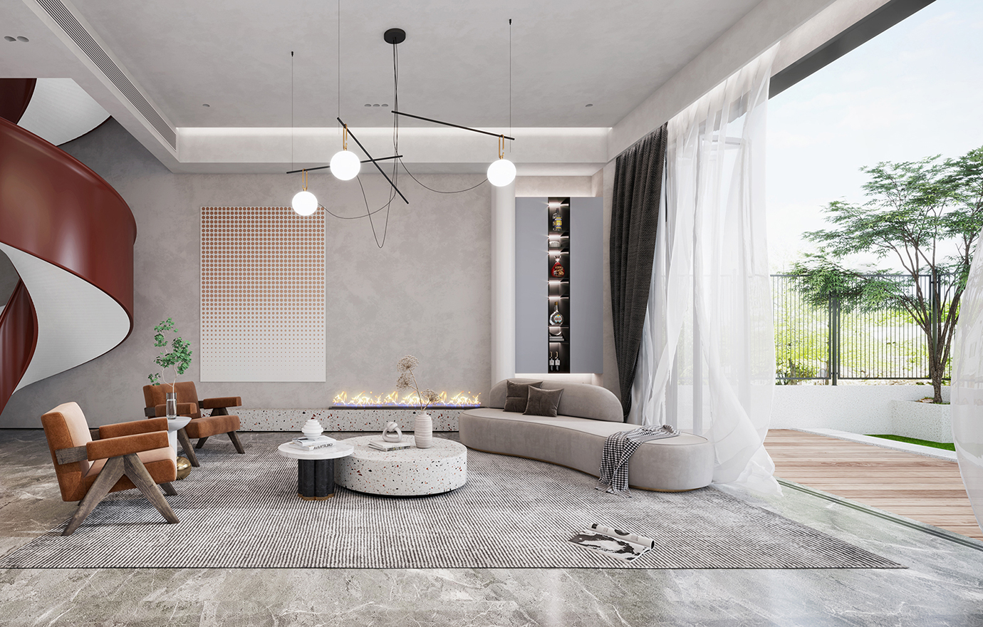 MAX出品独家--方强荣＆作品湖山赋现代风